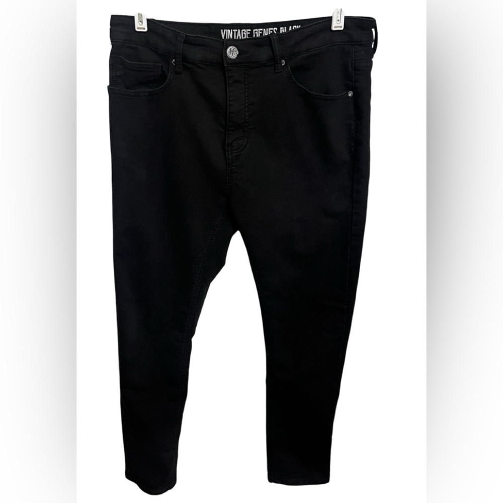 Vintage Genes Black SlimFit Jeans Sz 34x32